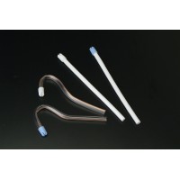 Plasdent FLEXJET™ SALIVA EJECTORS SOFT, Clear with White Tip (100pcs/bag, 10bag/box, 4box/case)     